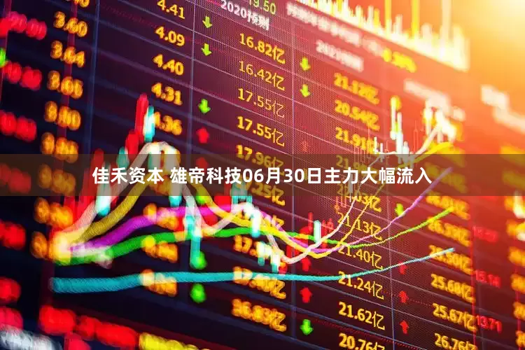 佳禾资本 雄帝科技06月30日主力大幅流入