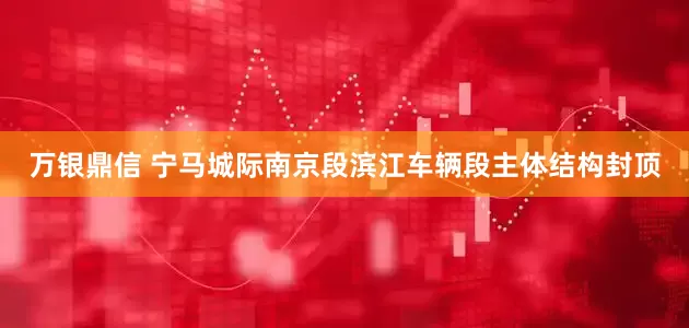 万银鼎信 宁马城际南京段滨江车辆段主体结构封顶