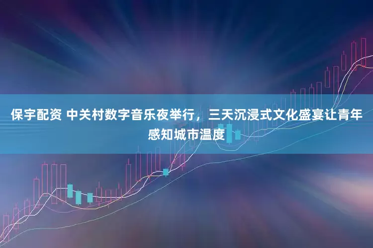 保宇配资 中关村数字音乐夜举行，三天沉浸式文化盛宴让青年感知城市温度